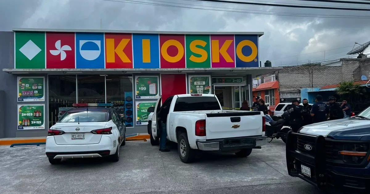 Asalto armado a tienda Kiosko en colonia Moctezuma; se llevan 4 mil pesos