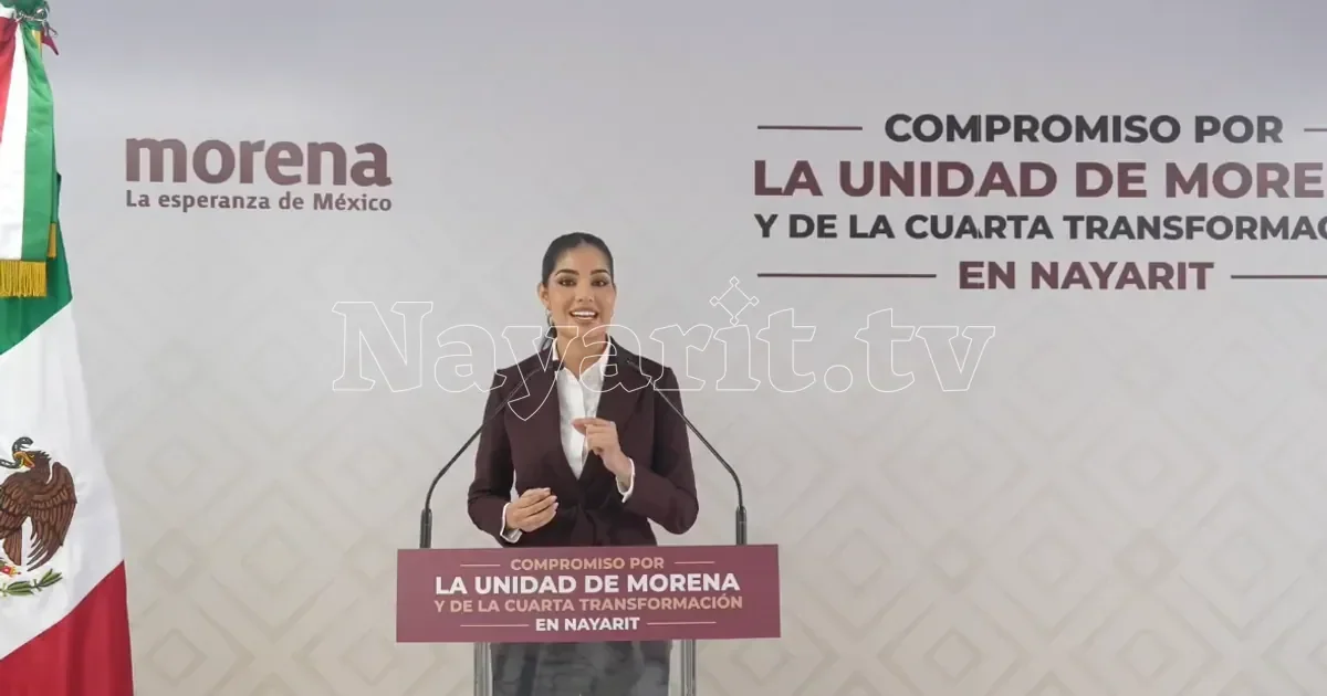 Geraldine Ponce firma compromiso de unidad en Morena Nayarit ante proceso interno