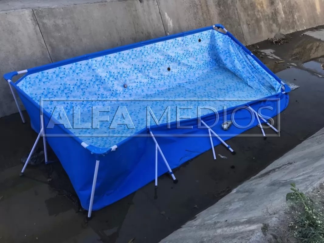 Le dio calor y se mete con todo y jetta a la alberca