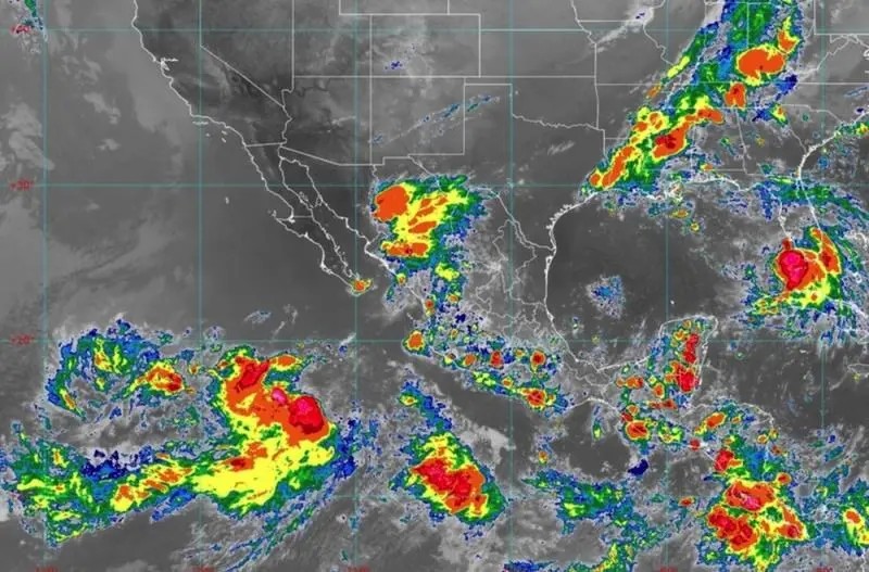 México. Prevén lluvias intensas en Nayarit y 7 Estados más para este domingo