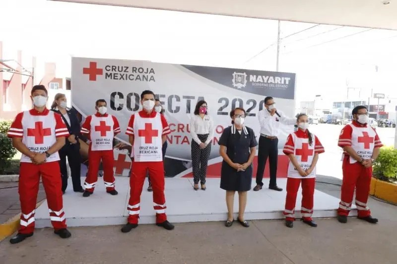 Entrega Gobierno del estado importante donativo a Cruz Roja en su Colecta 2020