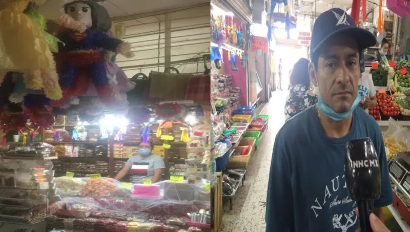 Pese a pandemia, piñatas siguen vendiéndose de forma regular: Locatario