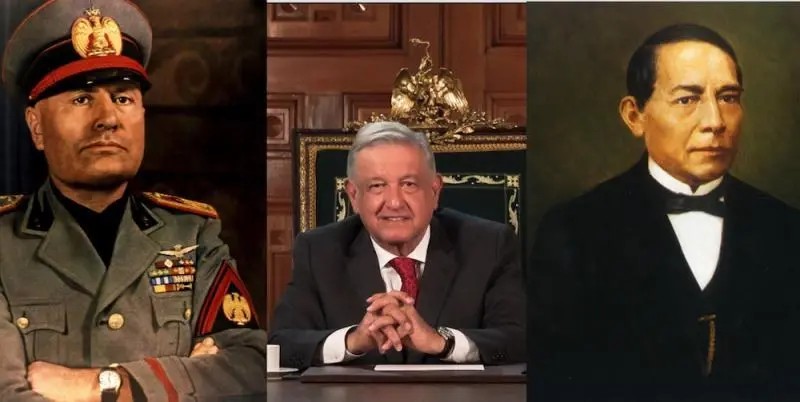 Mussolini debe su nombre a Benito Juárez: Tunden a AMLO por referir a dictador ante la ONU