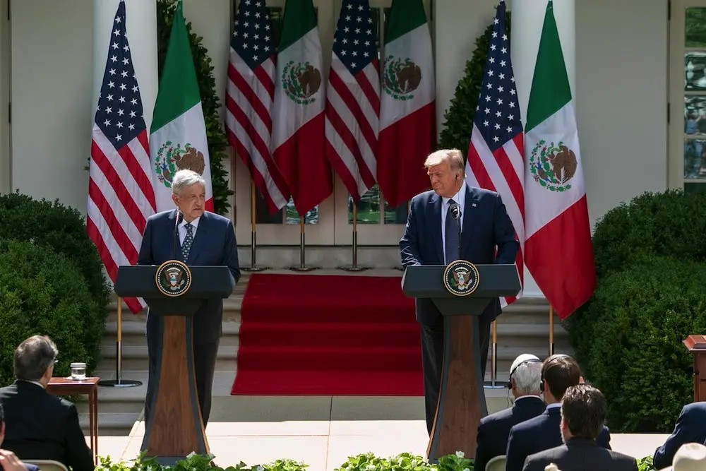 EEUU. Destaca AMLO respeto mutuo y relevancia del T-MEC durante visita oficial