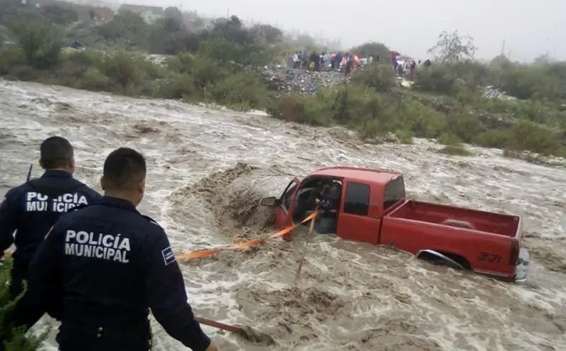 Suman 4 muertos y 6 desaparecidos por el paso del huracán Hanna en México