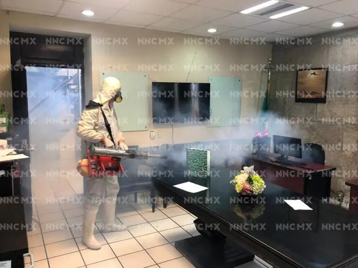 Sanitizan presidencias municipal