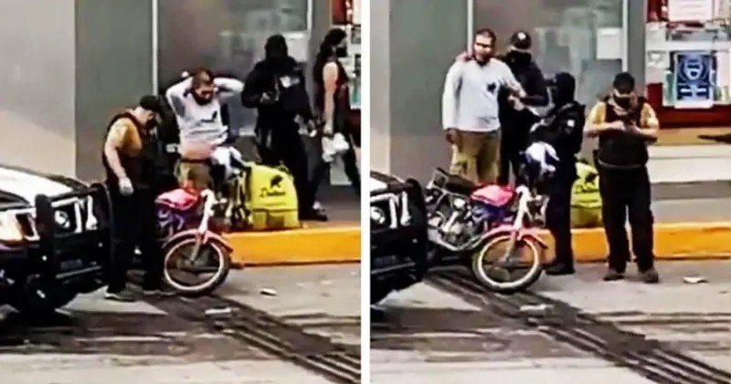 VIDEO: Policía de Veracruz \"siembra\" droga a joven detenido