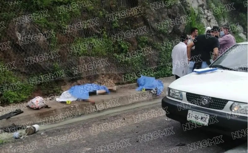 Dos muertas en brutal choque por la carretera Tepic-Matanchen