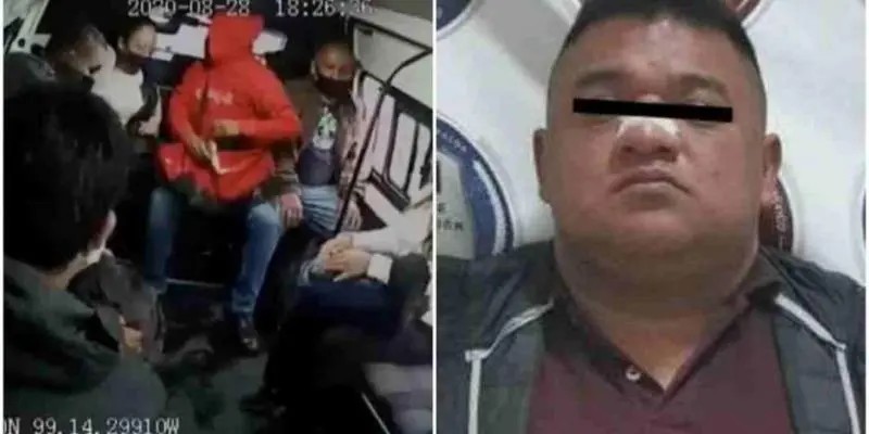 Capturan a presunto homicida del pasajero que viajaba en una combi de Naucalpan