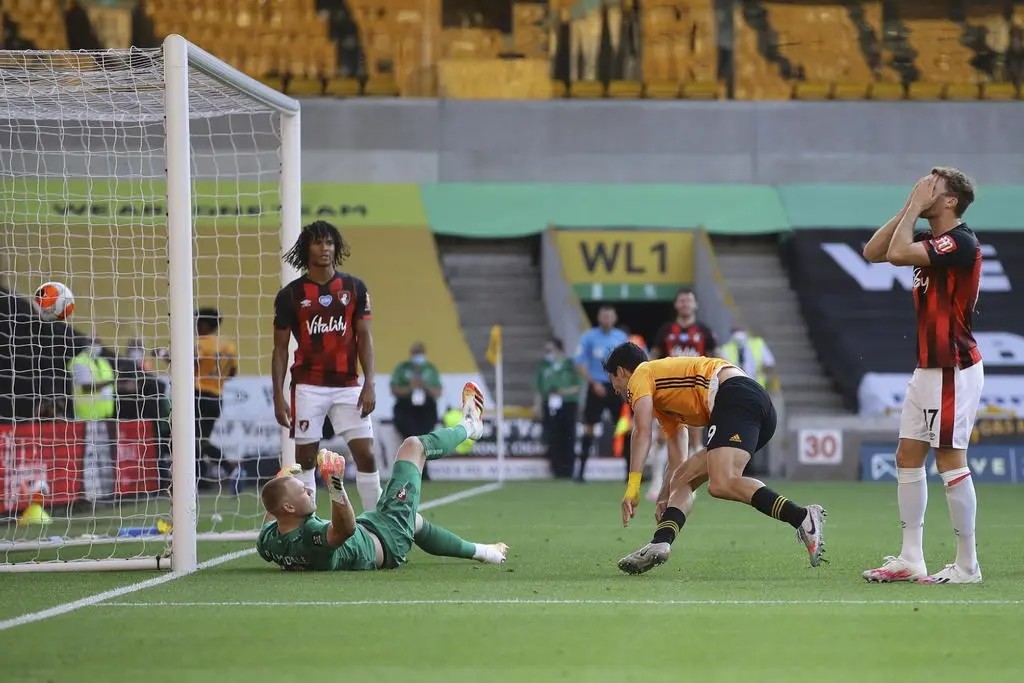 Raúl Jiménez gritó su gol 15 con los Wolves en la Premier League