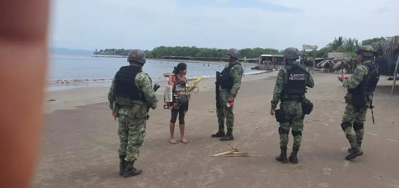 Elementos del Ejército Mexicano brindan seguridad a las y los nayaritas