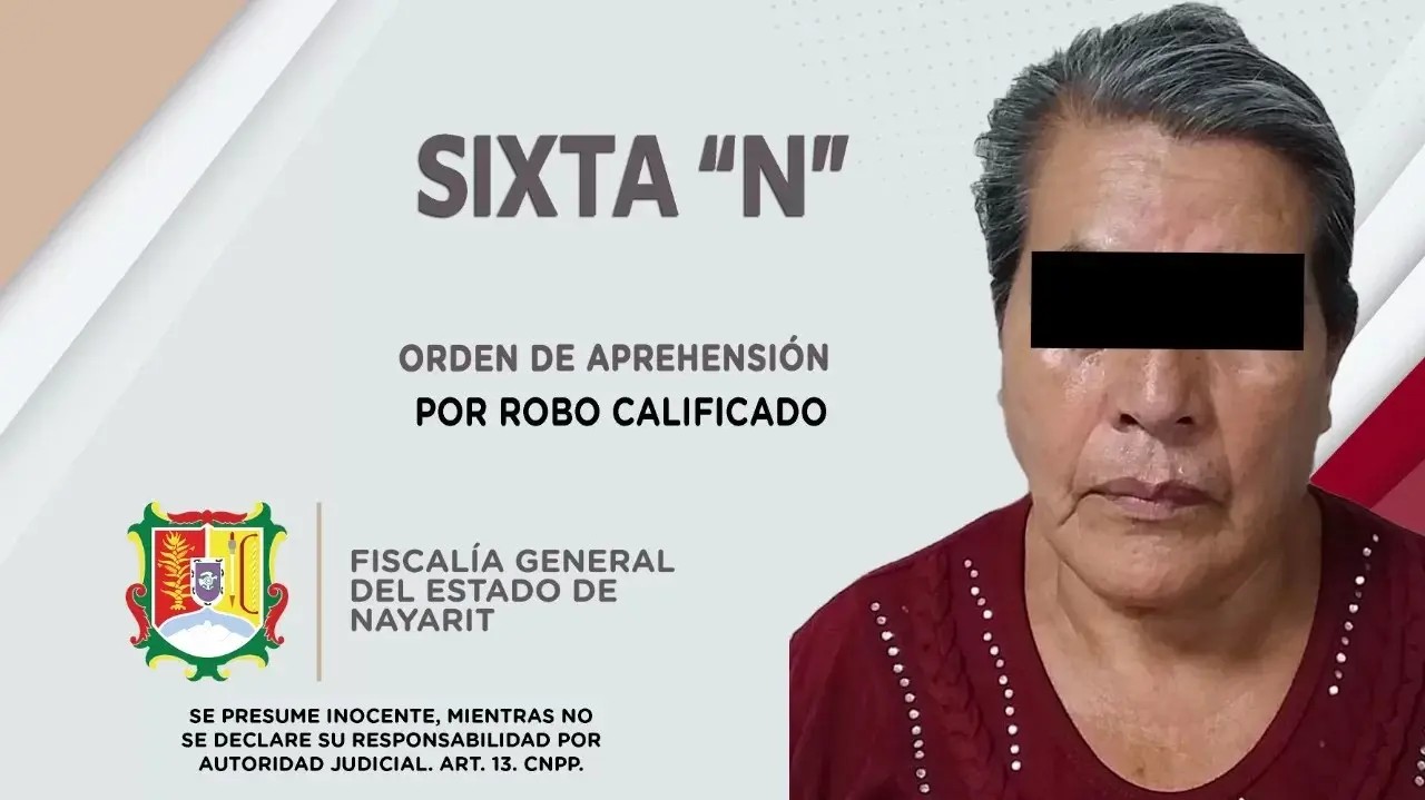 Capturada mujer por robo calificado