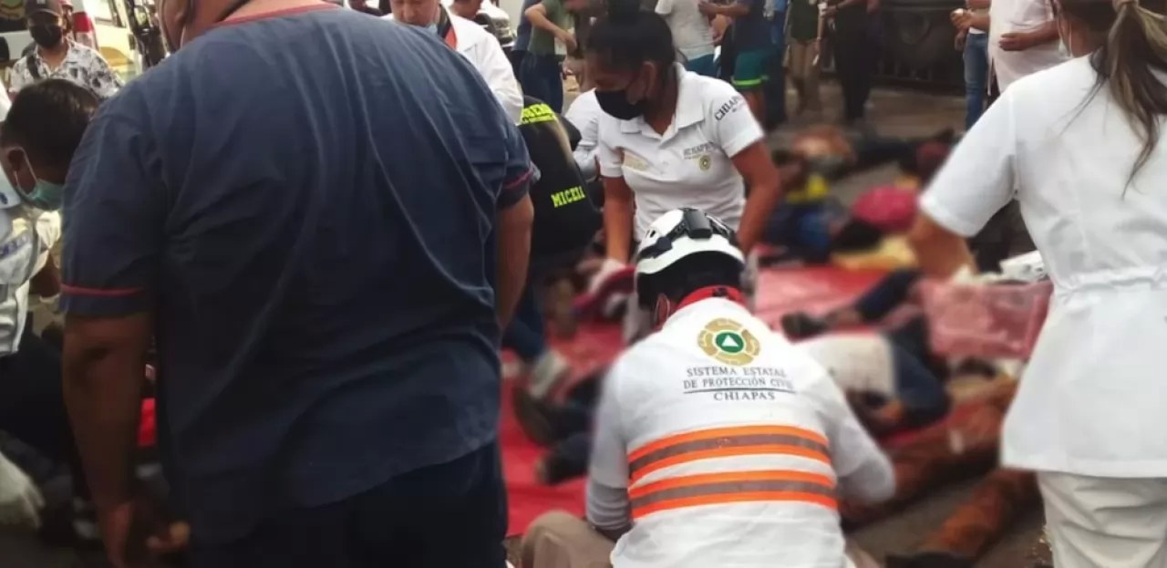 Atrae FGR investigación del accidente de migrantes en Chiapas