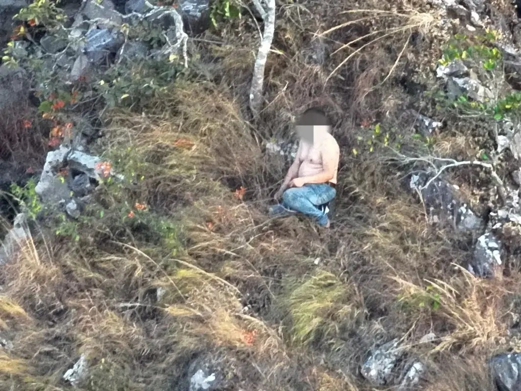 Se pierde sujeto en el cerro de San Juan; fue localizado por drones