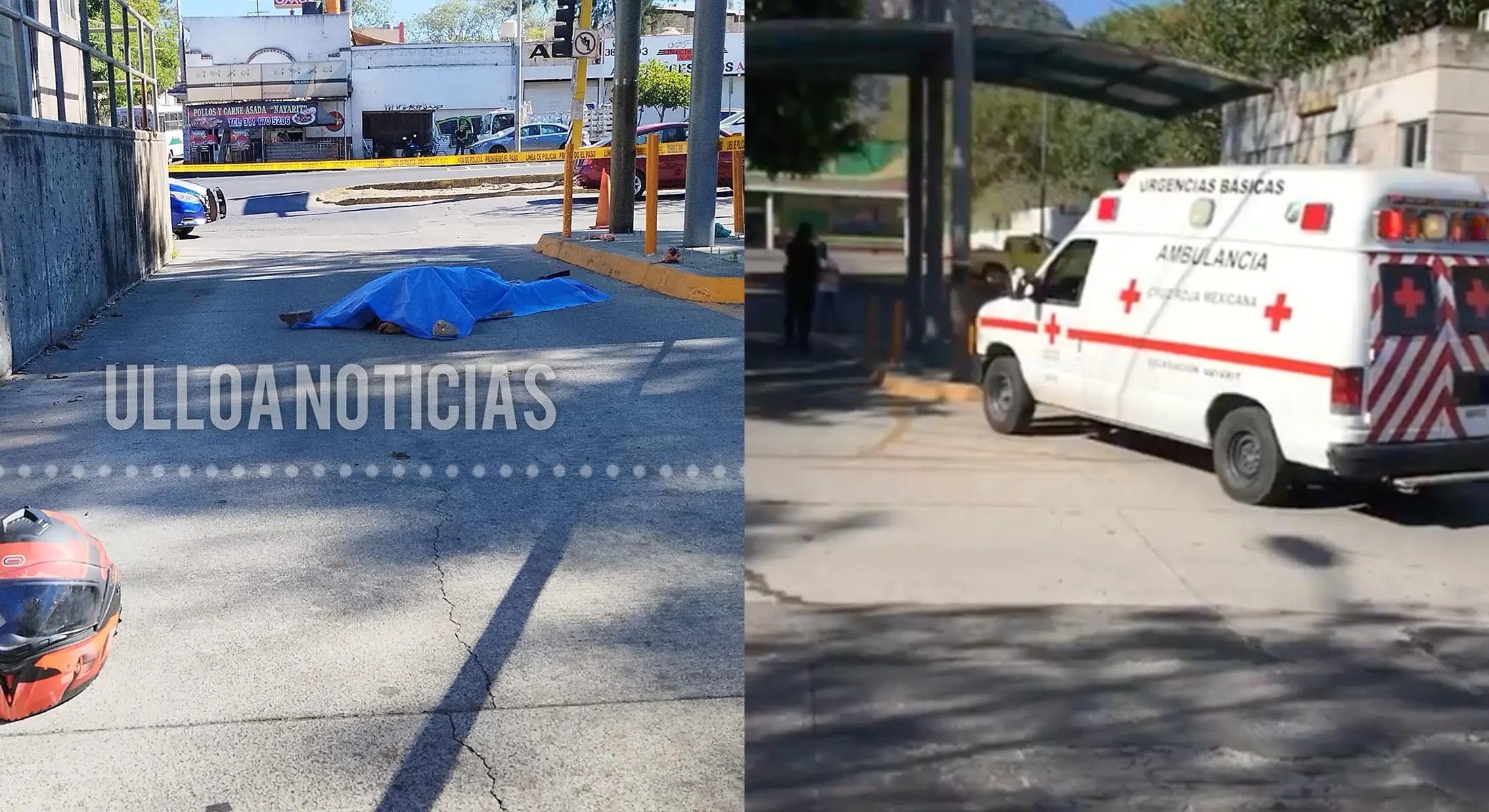 Pierde la vida joven motociclista en Av. Insurgentes de Tepic