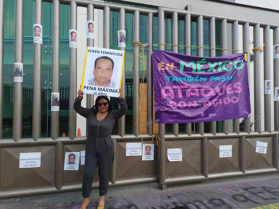 Dictan sentencia histórica de 46 años al hombre que atacó con ácido a Carmen Sánchez