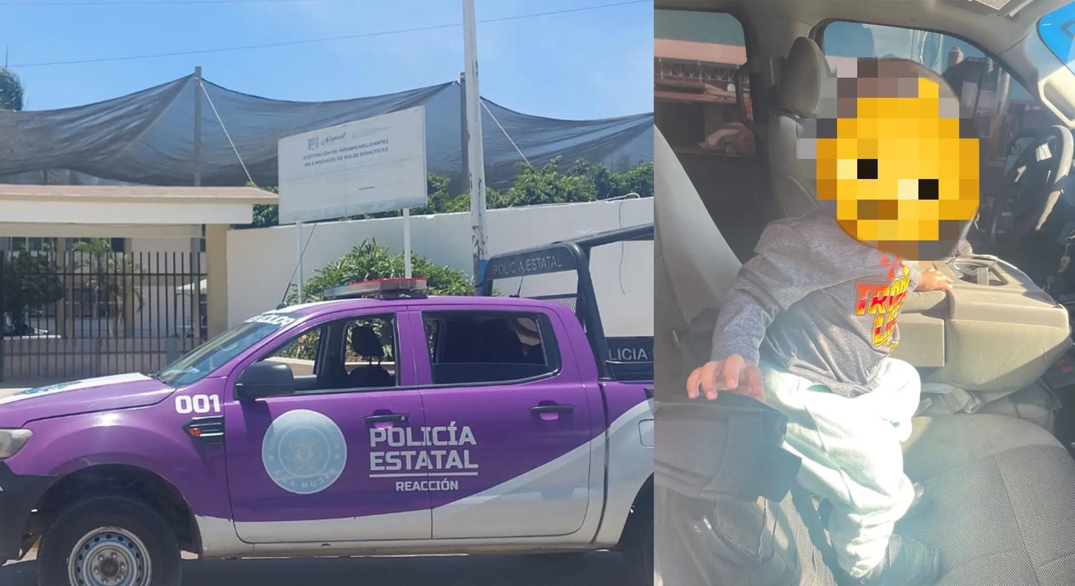 Entrega SSPC a niño reportado como extraviado en el fraccionamiento Villas del Roble de Tepic