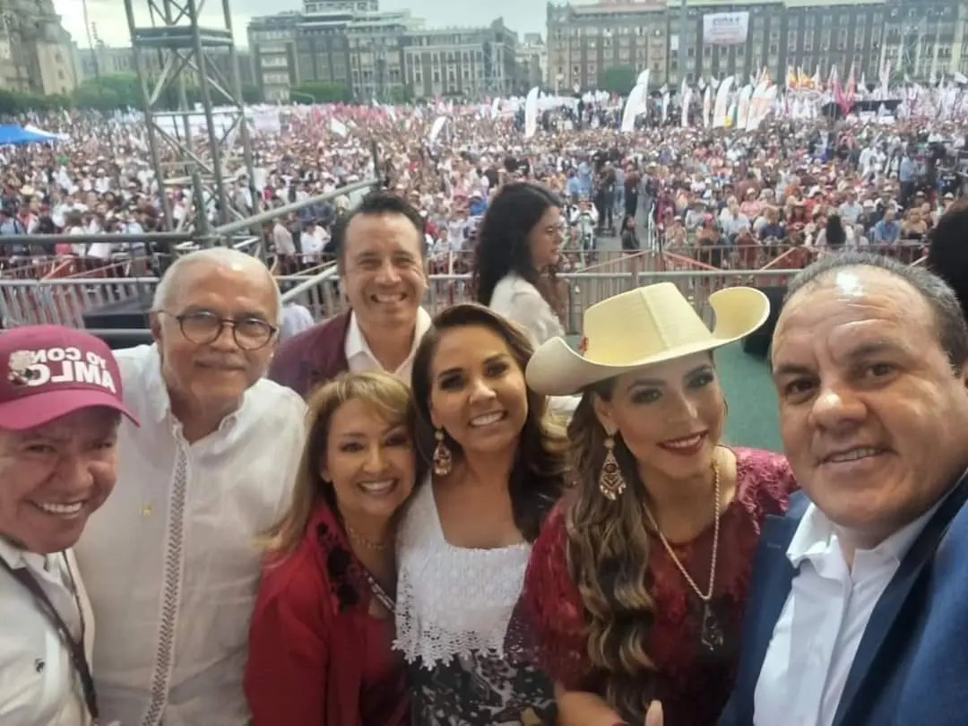 Acompaña Navarro Quintero a AMLO en el 5º aniversario de su elección como presidente