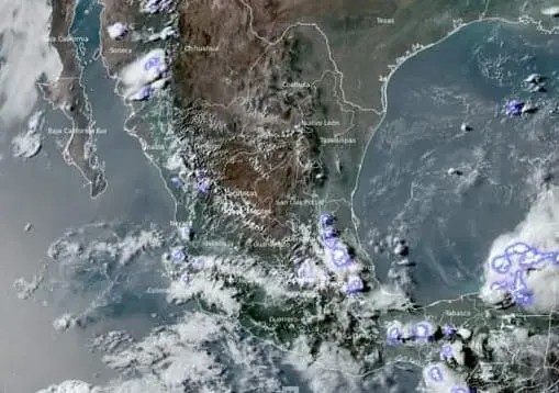 Más lluvia se avecina en el Pacífico Mexicano