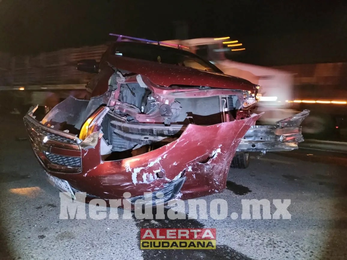 Accidente en carretera libre San Blas a la altura de 'Lo Lamedo'