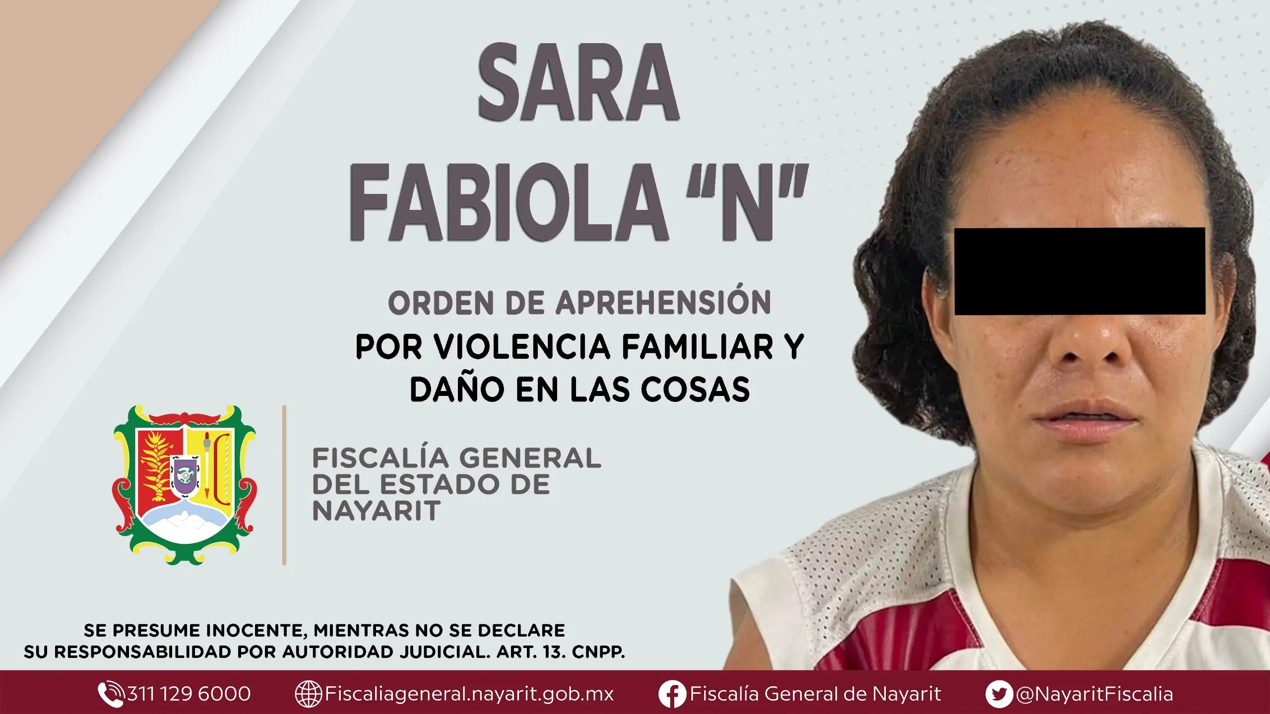 Detenida por violencia familiar y daño en las cosas