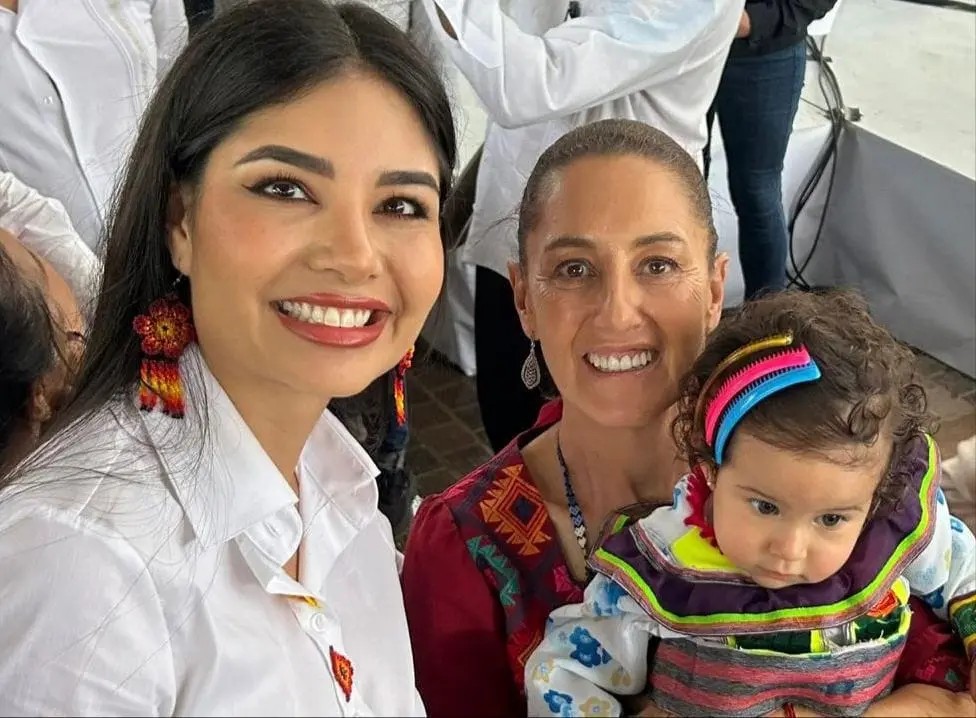 Reitera Claudia Sheinbaum su apoyo a Geraldine con proyecto ferroviario en Tepic