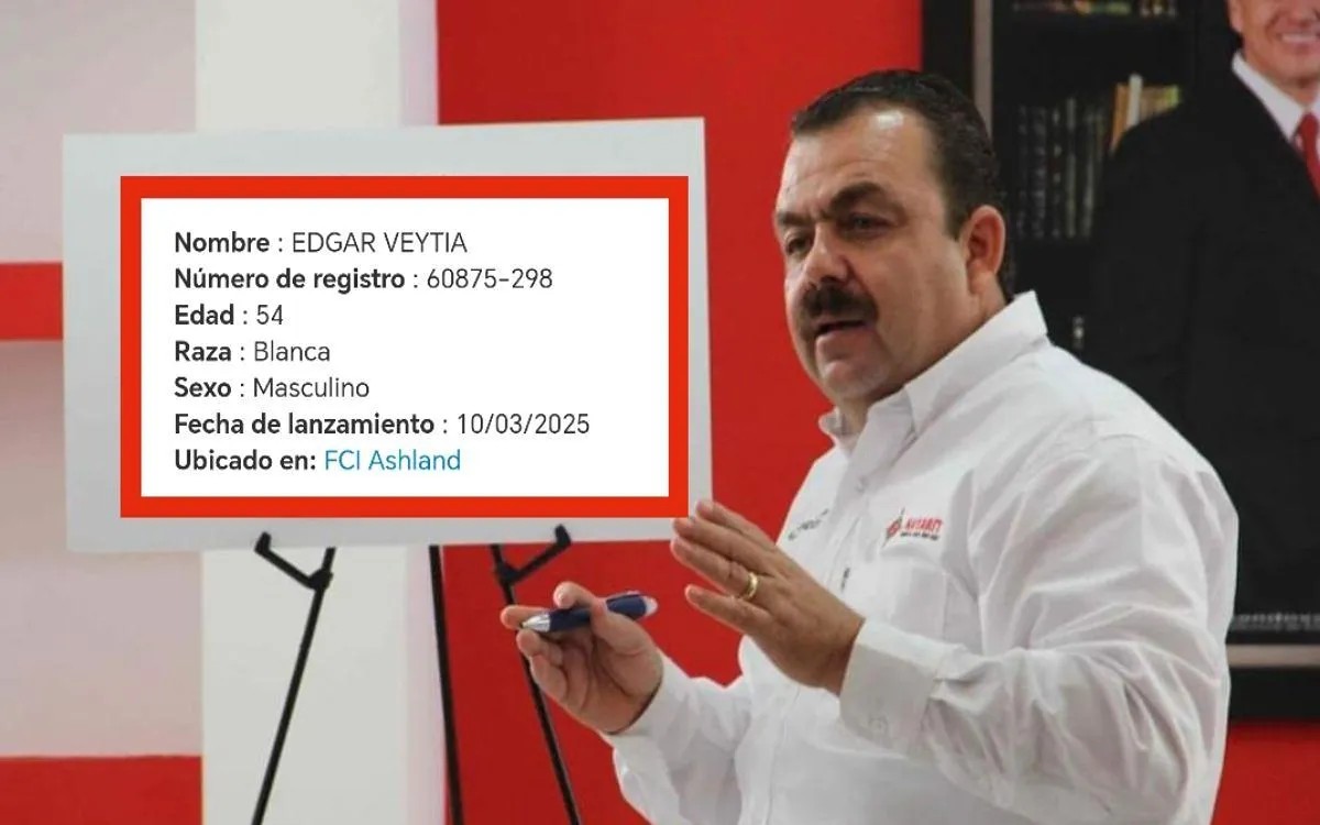 Saldrá Edgar Veytia en marzo del 2025