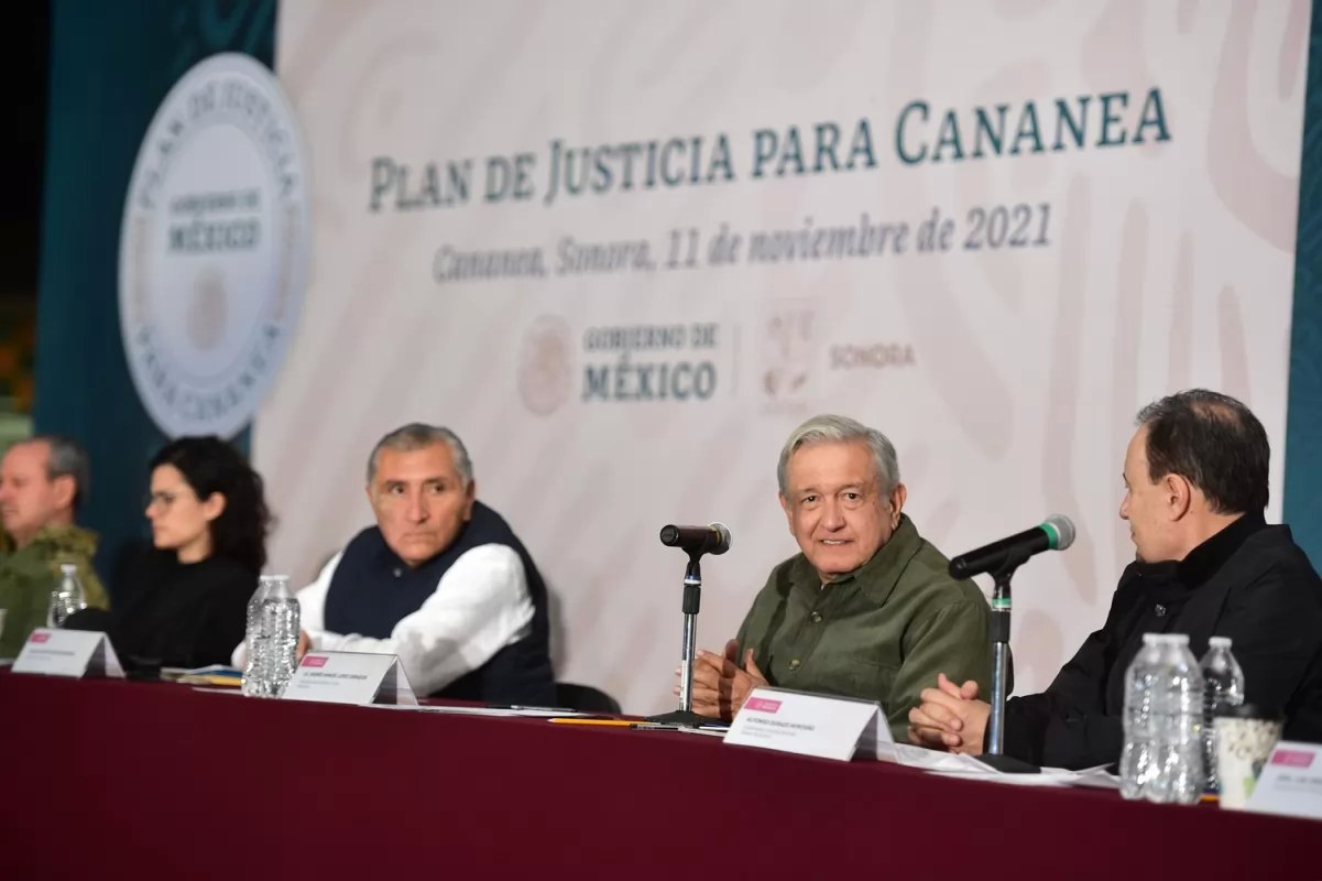 Presenta AMLO el Plan de Justicia Para Cananea