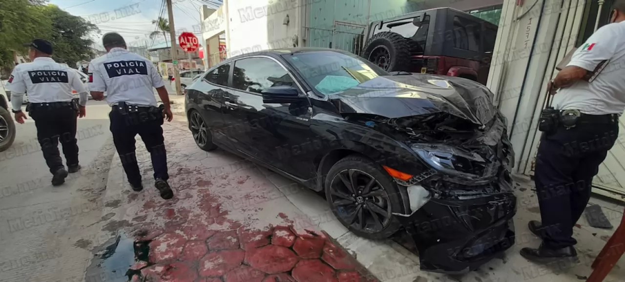 ¡fuerte choque en la versalles!