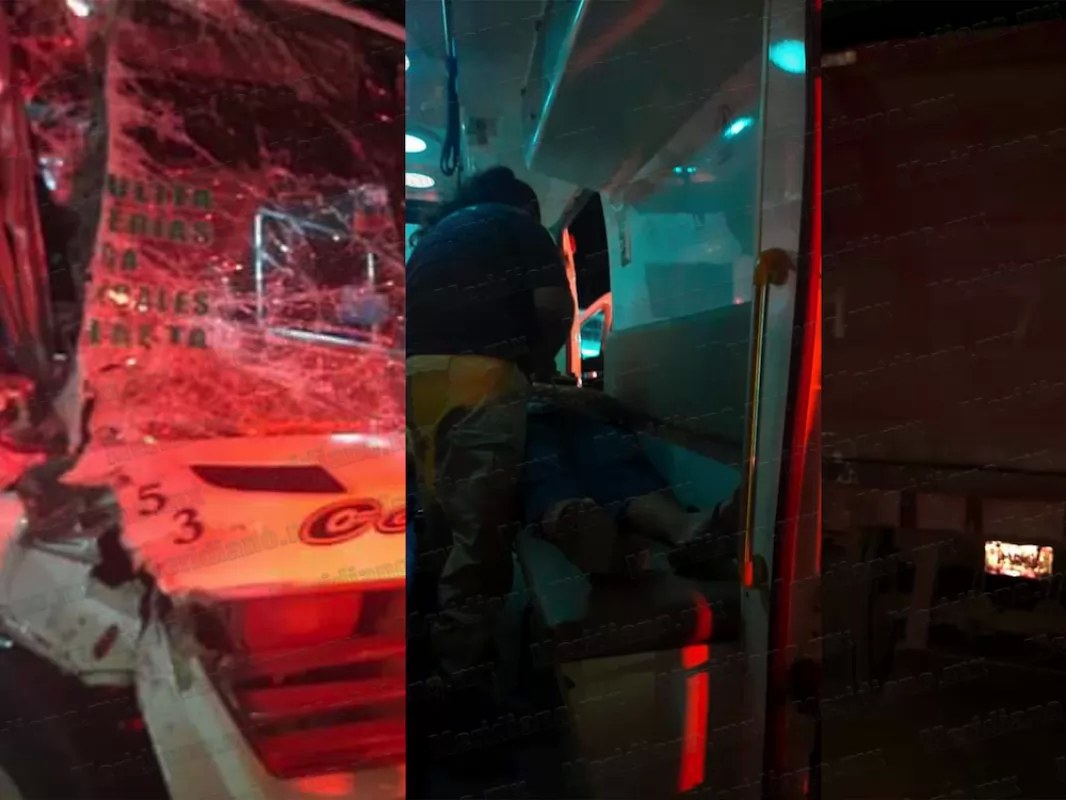 ¡Brutal accidente en la federal 200!: Hay 5 heridos