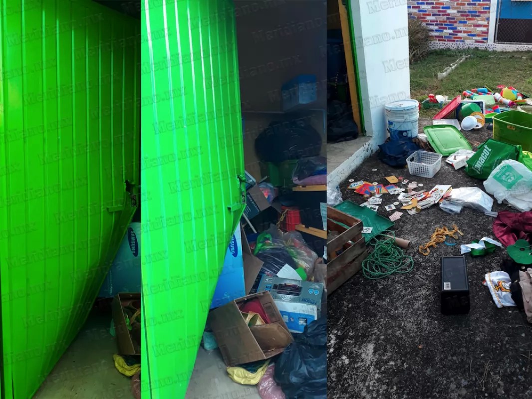 Vuelven a robar el jardín de niños de Palma Real