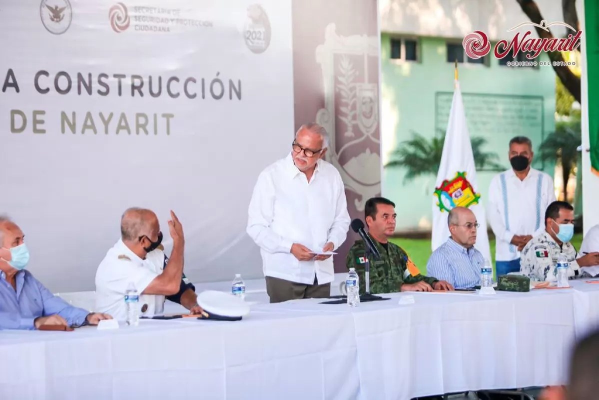 Día a día trabajamos para garantizar paz y seguridad para Nayarit: Miguel Ángel Navarro Quintero