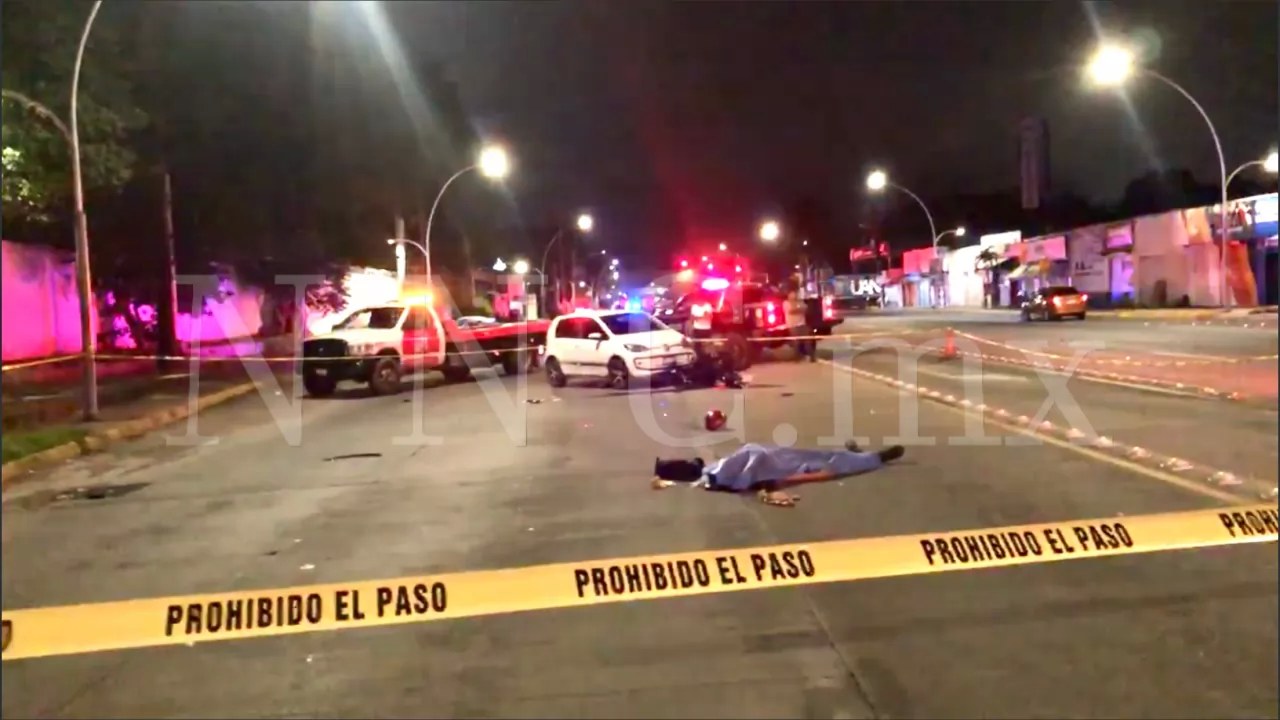 Pierde la vida joven motociclista sobre el bulevar Tepic Xalisco