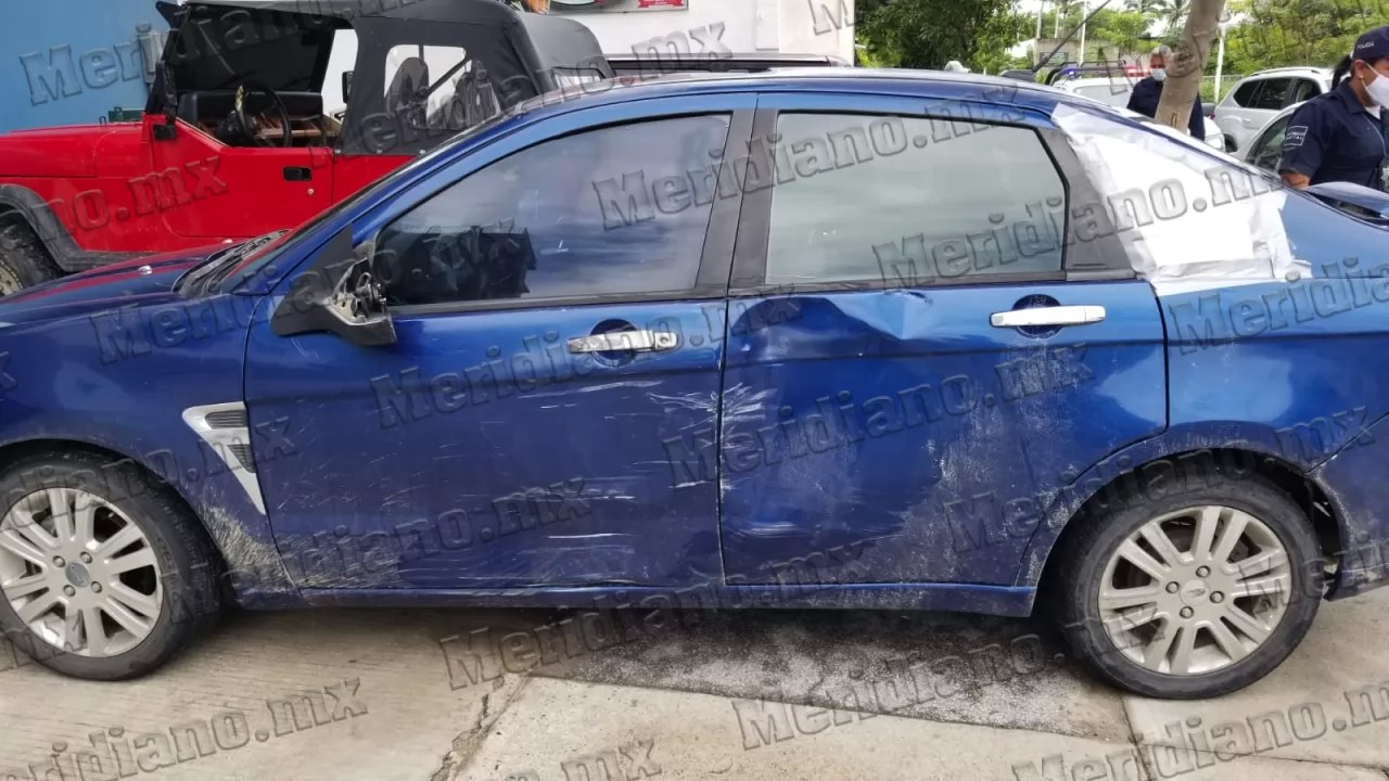 ¡aparatoso choque en la avenida méxico!