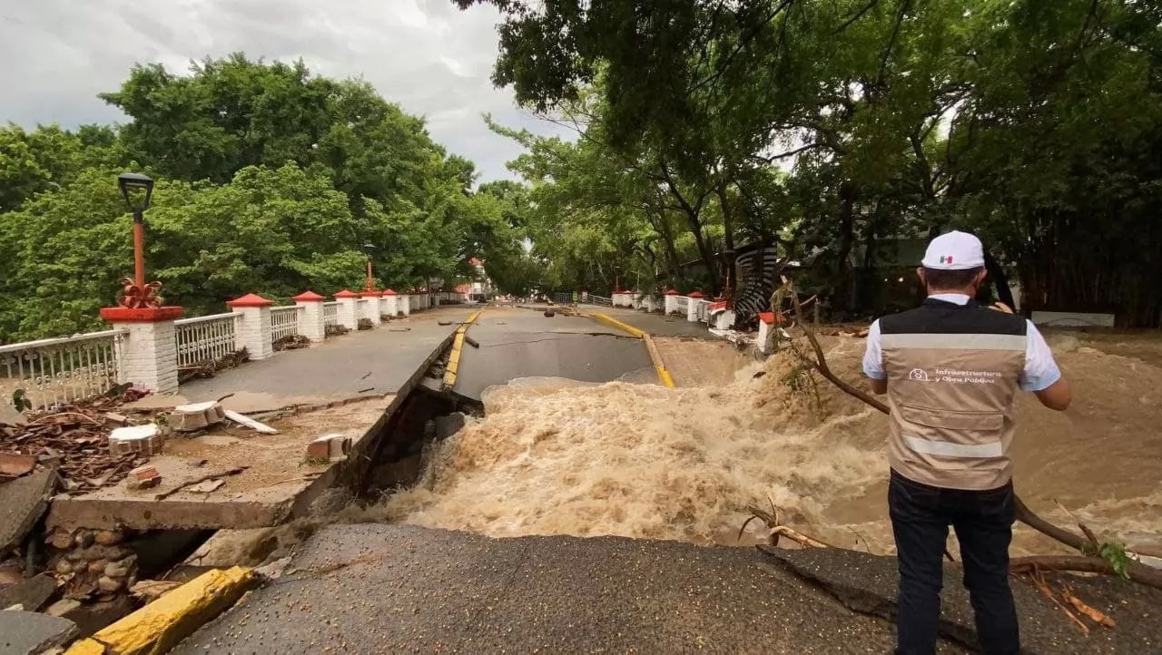 En menos de 4 meses estará listo el puente tras desborde del río Cuale