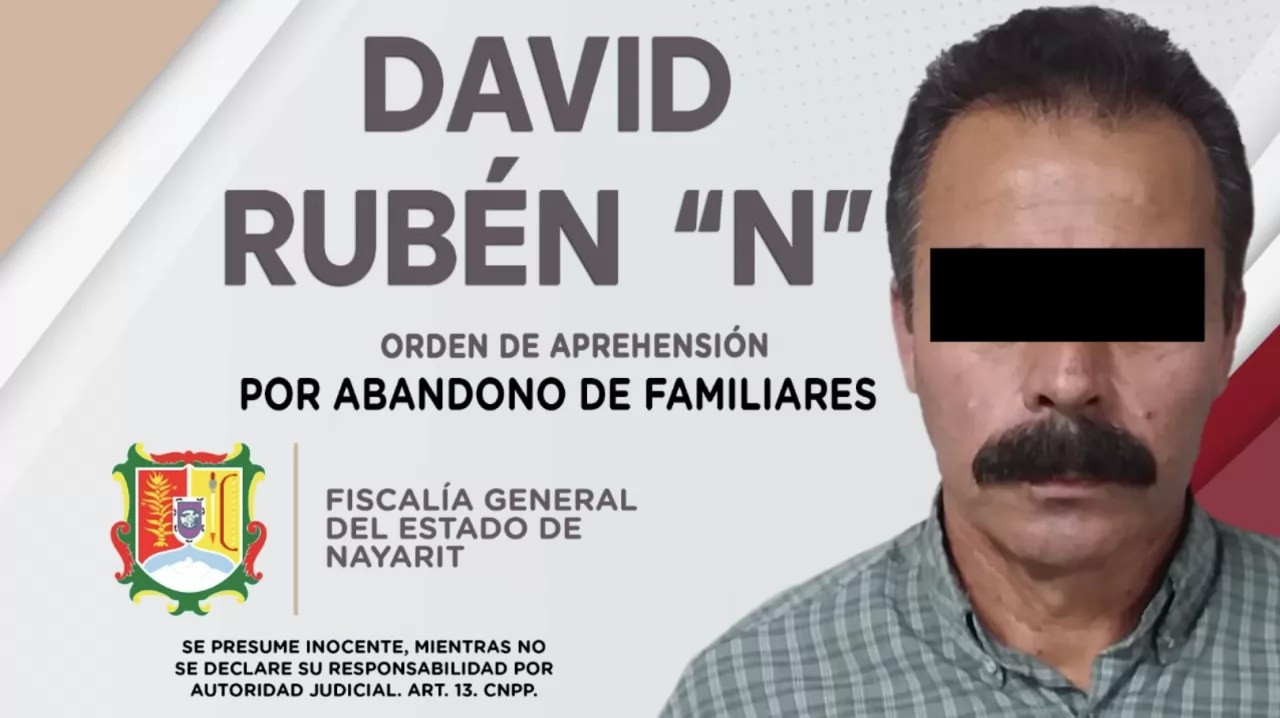 Por abandono de familiares es capturado