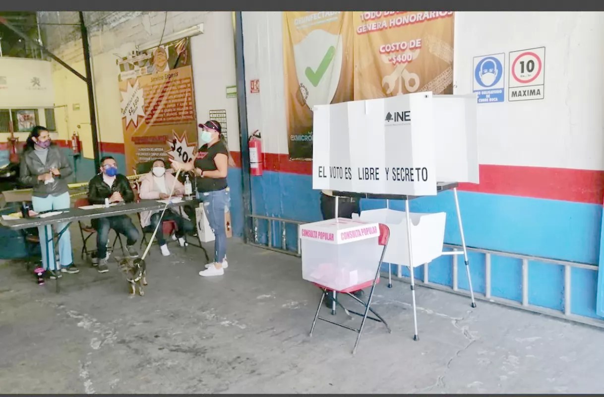 Según conteo rápido del INE votan “SI” el 90 por ciento