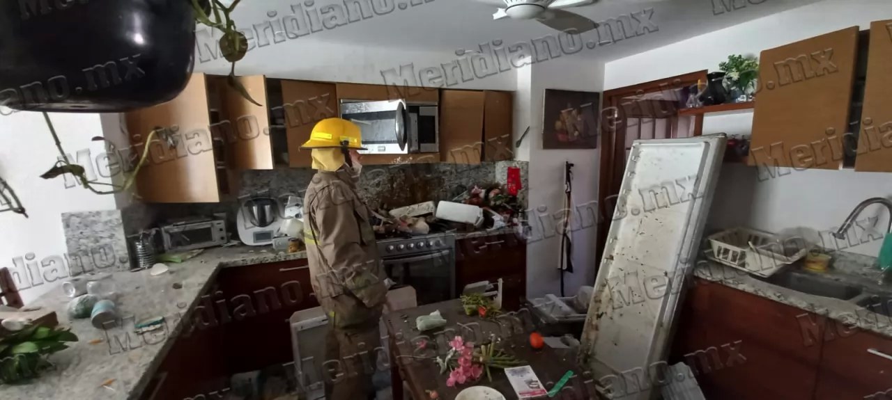 ¡terrible explosión por fuga de gas!