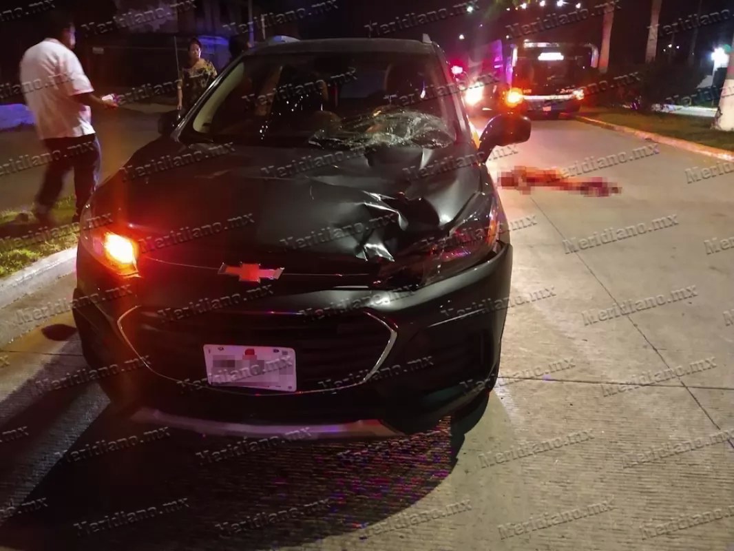 ¡indigente murió atropellado!