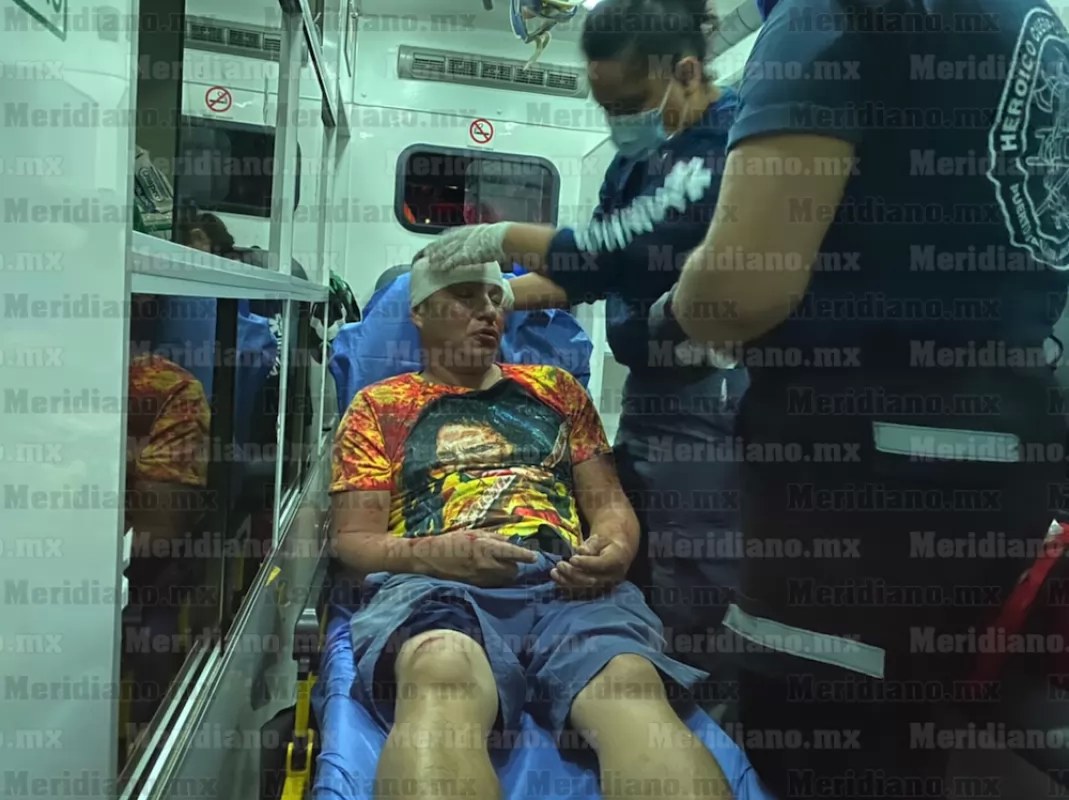 Resulta herido tras accidente en estado de ebriedad