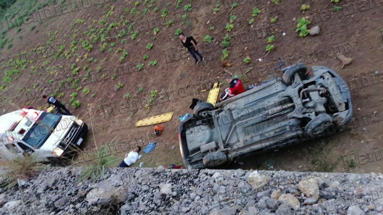 ¡terrible volcadura en la puerta de lima!