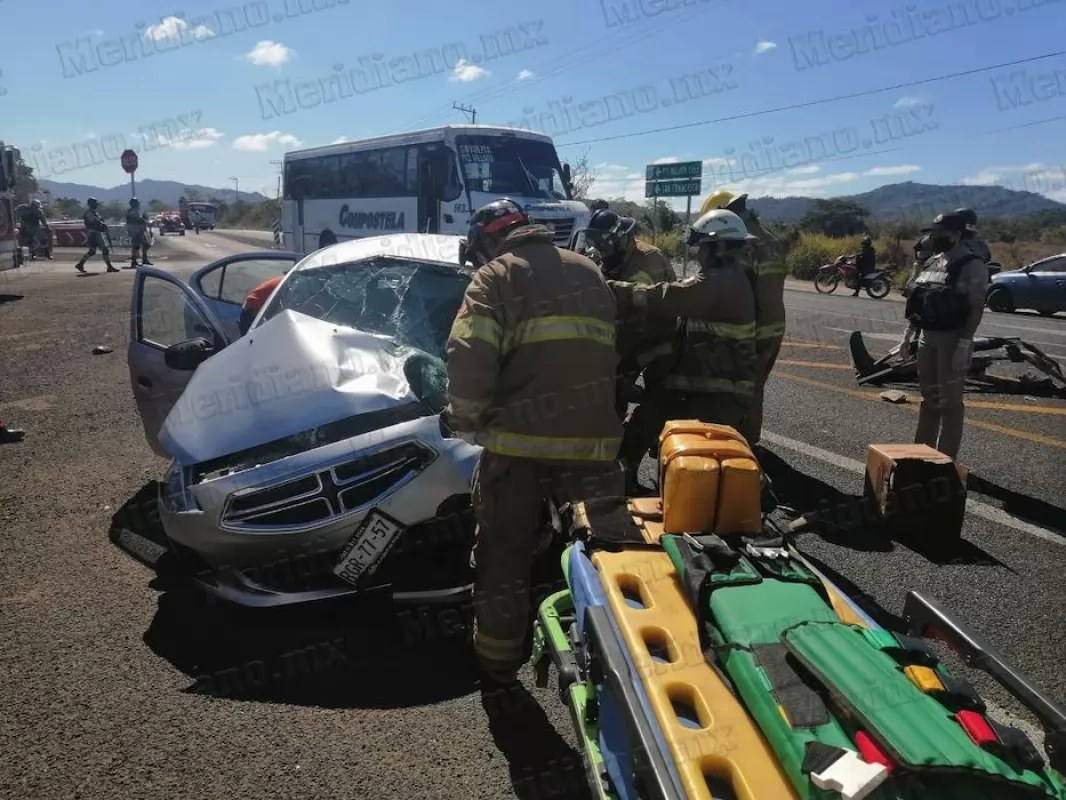 ¡terrible choque en el monteon!