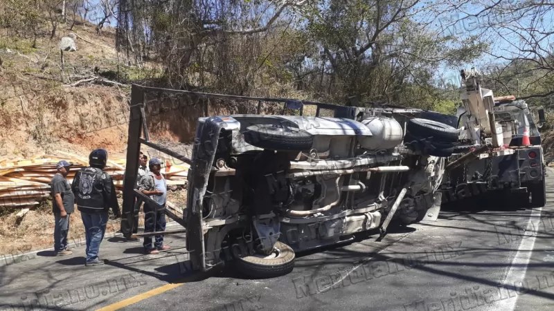 ¡volcadura en san ignacio!