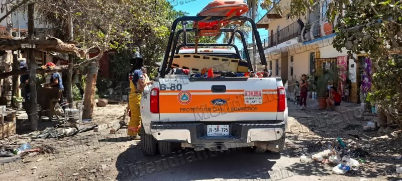 ¡una quema de basura movilizó a bomberos!