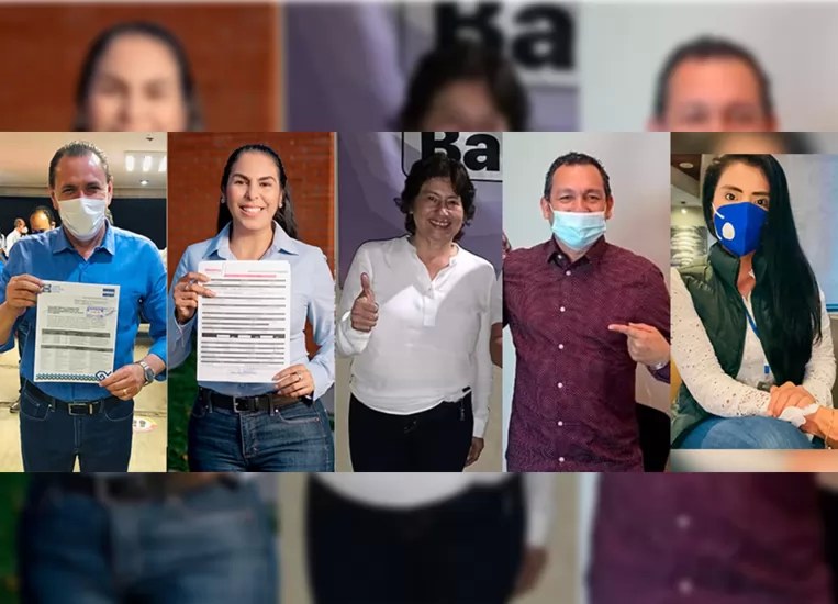 Listos para la batalla; Aspiran 5 a la alcaldía de Bahía: tres mujeres y dos hombres