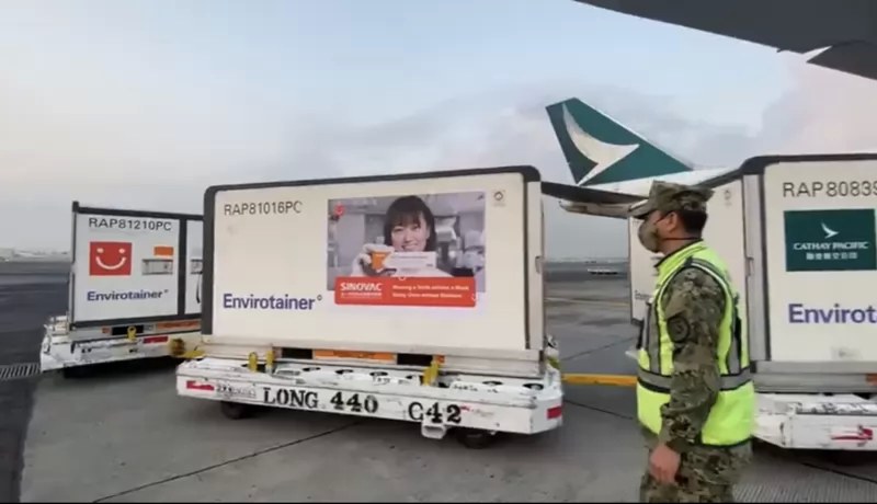 México recibe 1 millón de vacunas contra Covid-19 SinoVac