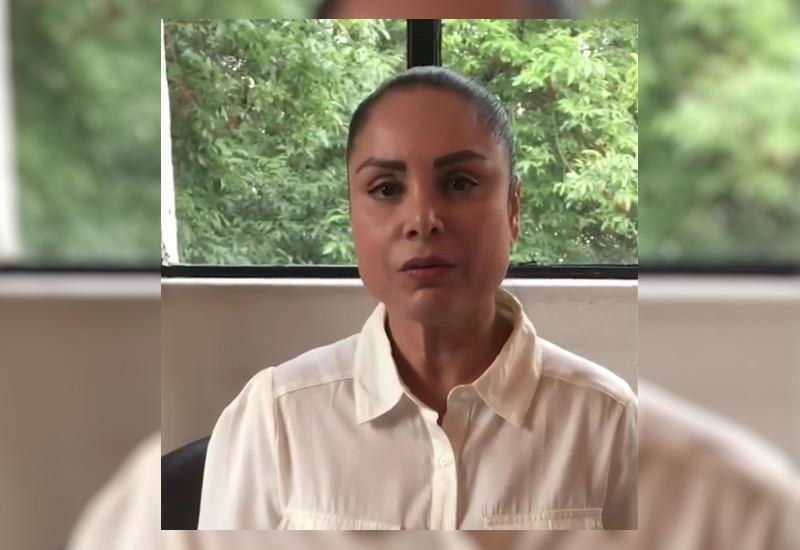 Se manifiesta esposa de Roberto Sandoval, pide intervención de AMLO