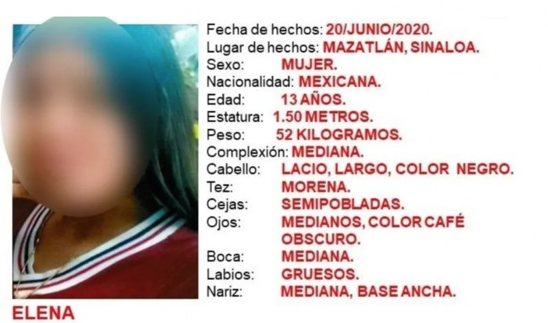 Mazatlán. Encuentran a adolescente desaparecida desde junio