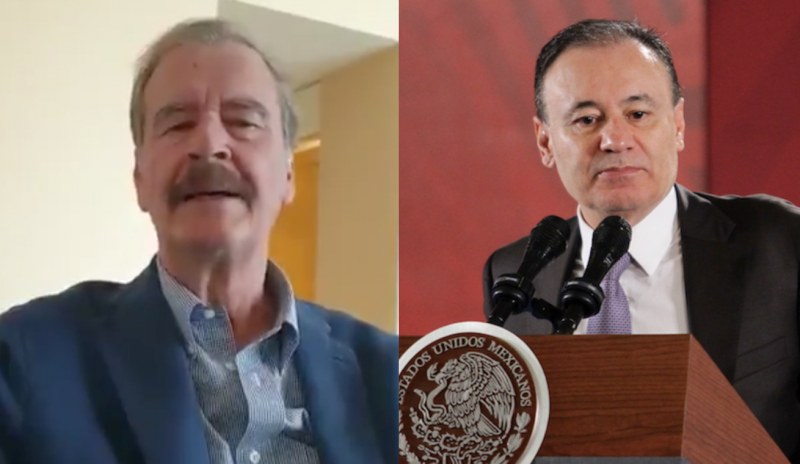 Vicente Fox arremete contra Alfonso Durazo en Twitter; Así le respondió el Secretario