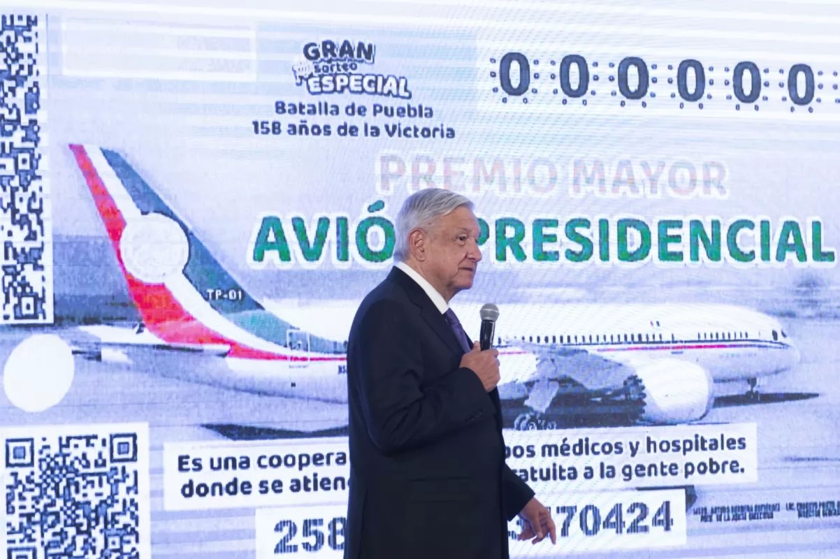 Ordena INAI revelar información sobre sorteo del avión presidencial